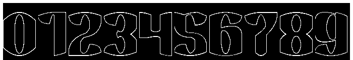 Electro Dragon-Hollow-Inverse Font OTHER CHARS