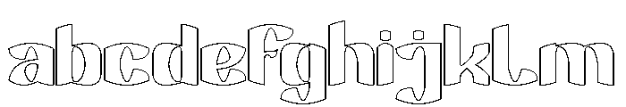 Electro Dragon-Hollow FONT
