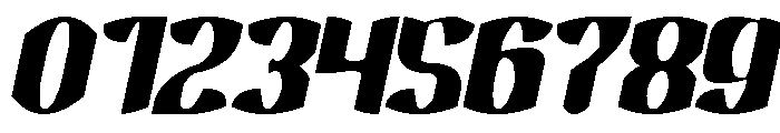 Electro Dragon Italic Font OTHER CHARS