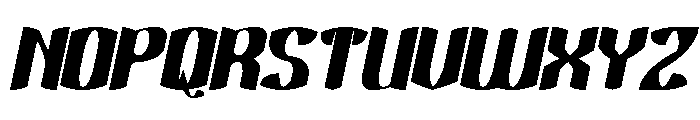 Electro Dragon Italic Font UPPERCASE