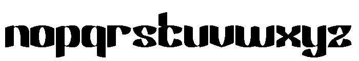 Electro Dragon Font LOWERCASE
