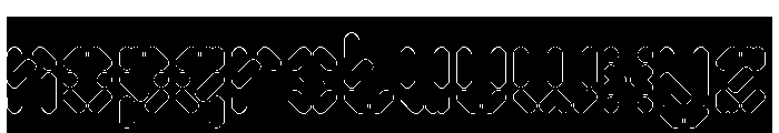 Electro Magnetic-Hollow-Inverse Font LOWERCASE