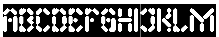 Electro Magnetic-Inverse Font UPPERCASE