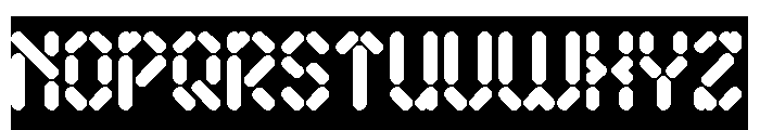 Electro Magnetic-Inverse Font UPPERCASE