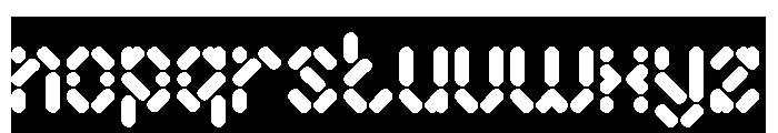 Electro Magnetic-Inverse Font LOWERCASE