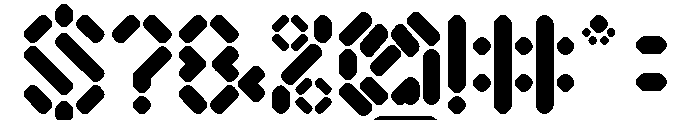 Electro Magnetic-Light Font OTHER CHARS