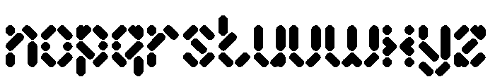 Electro Magnetic-Light Font LOWERCASE