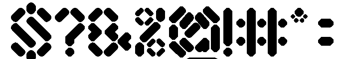 Electro Magnetic Font OTHER CHARS