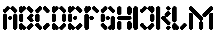 Electro Magnetic Font UPPERCASE