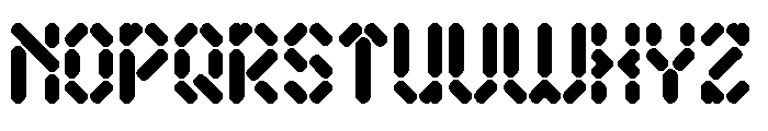 Electro Magnetic Font UPPERCASE