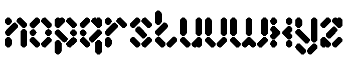 Electro Magnetic Font LOWERCASE