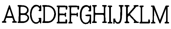 ElectroChic Font UPPERCASE