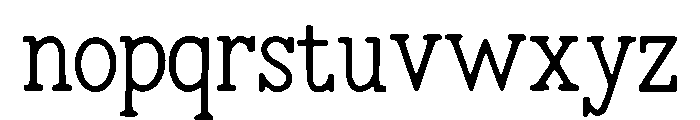 ElectroChic Font LOWERCASE