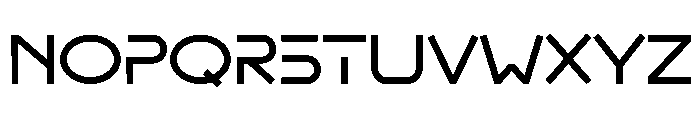 Electron Font LOWERCASE