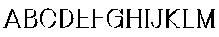 Elegance Serif 46 Font UPPERCASE