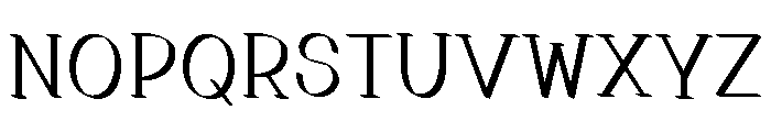 Elegance Serif 46 Font UPPERCASE
