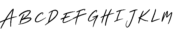 Elegance Signature Font UPPERCASE