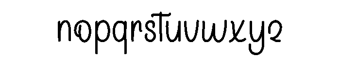 Elegant Autography Font LOWERCASE