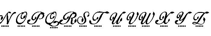 Elegant Beauty Leafy Monogram Font LOWERCASE