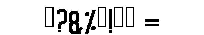 Elegant Bold Regular Font OTHER CHARS