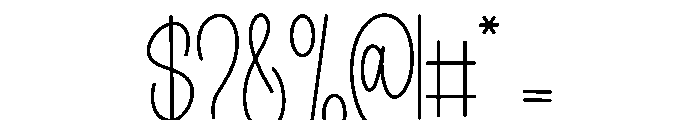 Elegant Document Font OTHER CHARS