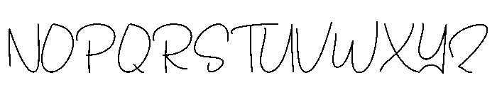 Elegant Document Font UPPERCASE