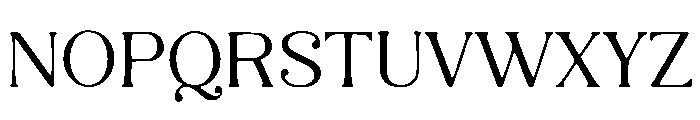 Elegant Fashion Font UPPERCASE