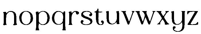 Elegant Fashion Font LOWERCASE