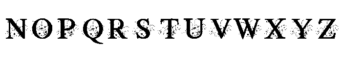 Elegant Floral Monogram Font UPPERCASE