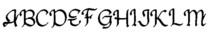 Elegant_Gothic Font UPPERCASE
