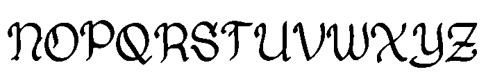 Elegant_Gothic Font UPPERCASE
