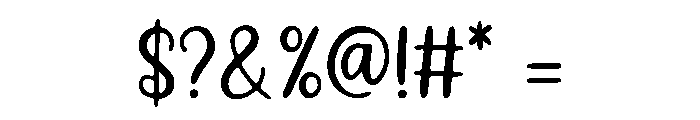 Elegant Handwritten Font OTHER CHARS