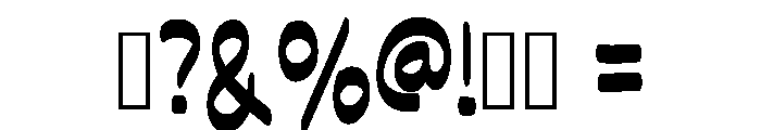 Elegant Letter Regular Font OTHER CHARS