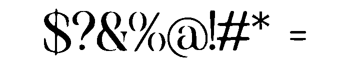 Elegant_Luxury Font OTHER CHARS