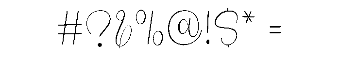Elegant Magnolia Font OTHER CHARS