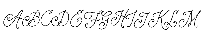 Elegant Rings Bold Font UPPERCASE