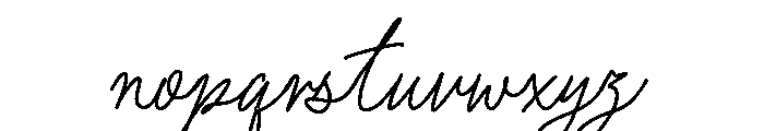 Elegant Rings Bold Font LOWERCASE