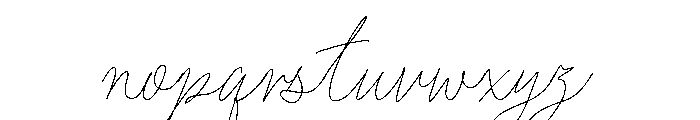 Elegant Rings Light Font LOWERCASE