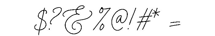 Elegant Rings Regular Font OTHER CHARS