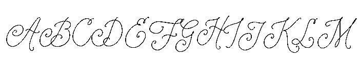 Elegant Rings Regular Font UPPERCASE