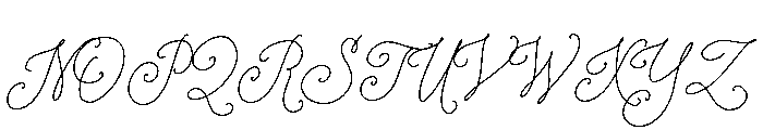 Elegant Rings Regular Font UPPERCASE
