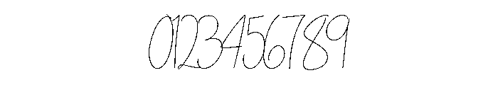 Elegant Signature Regular Font OTHER CHARS