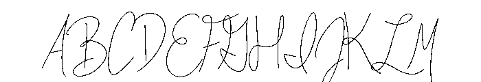 Elegant Signature Regular Font UPPERCASE