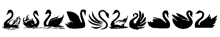 Elegant Swan Set Font OTHER CHARS