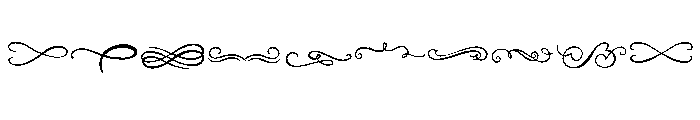 Elegant Swirl Dividers Font OTHER CHARS