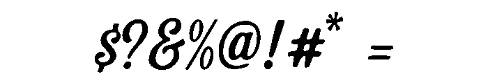 Elegant Vintage Scri Font OTHER CHARS