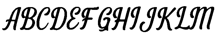 Elegant Vintage Scri Font UPPERCASE