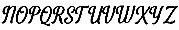Elegant Vintage Scri Font UPPERCASE