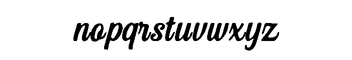 Elegant Vintage Scri Font LOWERCASE