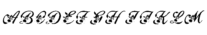 ElegantFloralMonogramAlphabet FONT